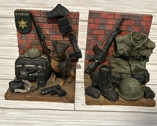 REALISTIC 1998 Vanmark Protectors Of Peace Sheriff Bookends - BEAUTIFUL picture