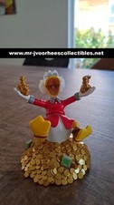 Walt Disney Scrooge McDuck Playing with his Coins Money Figurine Statue picture