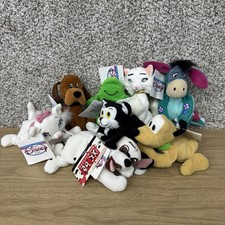 Vintage Disney Store Bean Bag Plush Lot Of 8 All With Original Tags Disney Pets picture