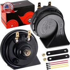 Car Horns 12v 130dB Ultra Loud [2 pack]kit -Truck Train Horn,Tweeter/Bass,High L picture