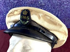Vintage KNS Royal Norwegian Yacht Club Skipper Cap Bullion Badge Ferner Jacobsen picture