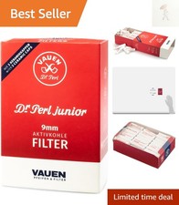 Dr. Perl Junior 9mm Activated Carbon Pipe Filters - 100 Pack for a Purified Draw picture