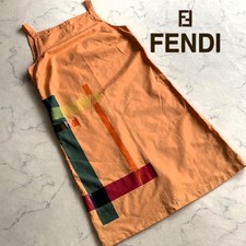 Fendi 38 Vhtf Vintage Old Taping Dress Women Rare Lxury Designer Model Limited E picture