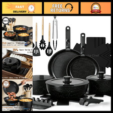 Umite Chef 21Pcs Pots and Pans Set Non Stick, Nonstick Ceramic Cookware Sets Det picture