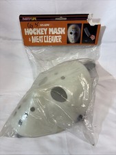 Vtg 90s Clown Alley Glow Hockey Jason Mask With Cleaver  New Rare Glows picture