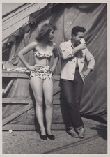 Ringling Bros RBBB Circus Showgirl Bikini Big Top RARE 1940s - Original Photo picture