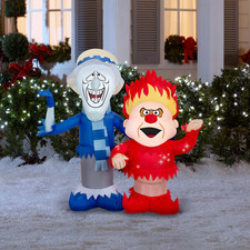 8251527 Gemmy Heat Miser Snow Miser 4 FT LED Airblown Christmas Inflatable picture