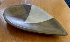 Vintage Los Castillo Taxco Metales Casados 95 Teardrop Dish - Untouched Patina picture