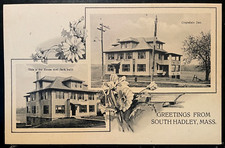 Vintage Postcard 1907-1915 Greetings from South Hadley, Massachusetts (MA) picture