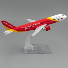 16cm Aircraft Airbus A320 VietJet Air Vietnam Airlines Alloy Plane Model Gift picture