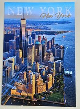 New York Postcards. Lower Manhattan. Aerial View.  New York City.  picture