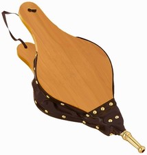 Fire Bellows - Oak Wood - Hanging Loop - Efficient Design for Quick Fire Heating picture