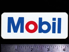 MOBIL Oil Company - Gas Station - Original Vintage 1980's Racing Decal/Sticker picture