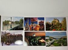 Lot of 6 Unused Vintage Disney World Postcards Epcot World Showcase picture