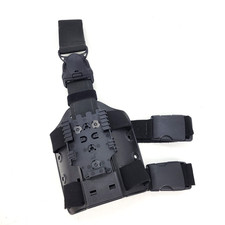 Safariland 6005 Double Strap Leg Shroud + QLS22 Plate QR Buckle BLACK picture