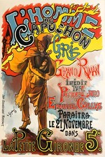 L'Homme au Capuchon Gris Poster (1890s) - 24x36” Hi-Res💎 Print - 200 GSM picture