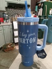 Nwt I Beg Your Dolly Parton Tumbler Mug Double Wall Vacuum Insulated Stainless picture