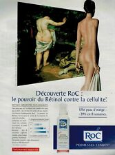 2000 ROC anti-cellulite : Nude woman Gustave Courbet French  Magazine Print AD   picture
