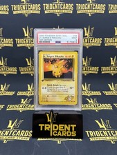 2000 POKEMON GYM CHALLENGE #84 LT. SURGE'S PIKACHU 1ST EDITION PSA 9 picture