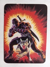 1986 Snake-Eyes Hasbro Milton Bradley G.I. Joe Action Cards #8 picture
