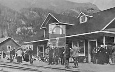 Railroad Train Station Depot Chitina Alaska AK Reprint Postcard picture