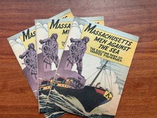 MASSACHUSETTS MEN AGAINST THE SEA  with Cap'n Ned - 1967 - 3 Copies - Beautiful picture