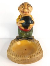Vintage 1950's GUTTER GUS ASHTRAY - Chalkware Bowling Walt Ditzen Jack Lambert picture
