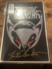 SHADOWHAWK 1 SIGNED JIM VALENTINO COA 727 OF 1000 no Certification picture