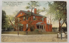 VIRGINIA Richmond Home of Chief Justice Marshall c1911 Postcard picture