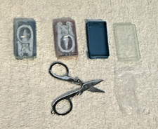 Vintage West Lake Trip Scissors 3 Boxed Folding PRC Travel Compact Scissors picture