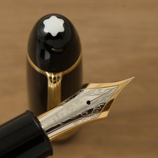Authentic Vintage 1970s Montblanc Meisterstuck 149 14C Fine F Piston Fountain picture