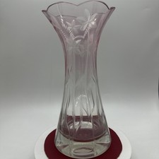 Lenox Vtg Floral Spirits Color Transaction Pink to Clear. See pics. picture