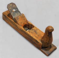 Antique 19th C Norwegian Viking Ship Folk Art Woodworking Plane Wood Plane picture