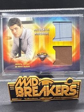 2018 Cryptozoic Supergirl Dual Wardrobe #DM6 Jeremy Jordan as Winn Schott picture