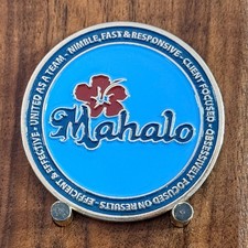 Allied Universal Mahalo Hibiscus Flower Themed Challenge Coin  W#29 picture