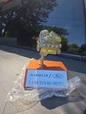 VINTAGE Navistar Ford 7.3 DI Turbo Diesel Engine Pewter Desk Trophy Promo Rare picture