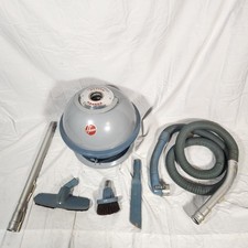 Vintage HOOVER CONSTELLATION ball Canister Vacuum Cleaner Model 82 Blue picture