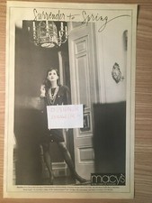 Moschino Dresses 1987 Surrender To Spring Vintage Promotional Print Ad picture