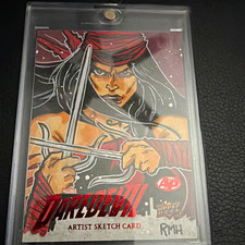 Upper Deck 2017 Marvel Daredevil 1/1 Sketch Card Hard Signed Hememann picture
