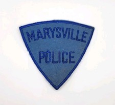 VINTAGE MARYVILLE OHIO POLICE SHOULDER PATCH OBSOLETE RARE picture