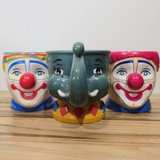 3 Vintage Ringling Bros Barnum and Bailey Circus Clown Elephant Set picture