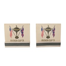 Universal Match Vtg 1971 Golf Ryder Cup '71 St. Louis 2 Matchbooks Unstruck RARE picture