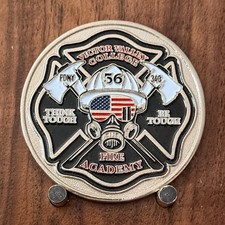 Victor Valley College Fire Academy Fire Technology Program Challenge Coin  W#21 picture