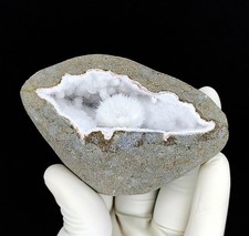 Superb Natural Shiny Scolecite In MM Quartz Minerals Specimen#1349 picture