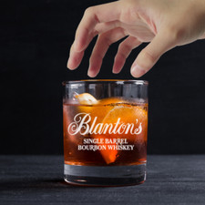 Custom Engraved Blanton's Whiskey Glass – 11 oz Standard Rocks Glass picture