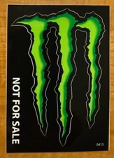 *BRAND NEW*  Monster Energy Drink Logo Decal Sticker 3”x4” Green  *BRAND NEW* picture