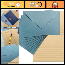 Premium Velvet-Touch Stationery Set - 24 Writing Sheets & 12 Envelopes - Elegant picture