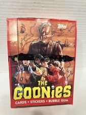 The Goonies 1985 Topps Cards/stickers Wax Packs EMPTY Box ONLY picture