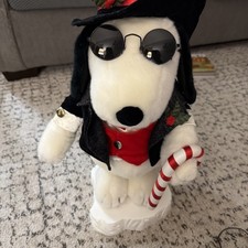 Santa’s Best Snoopy Animated Figurine picture