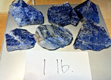 Rough Blue-Violet Sodalite Lapidary Grade or as Display    1 pound+ picture